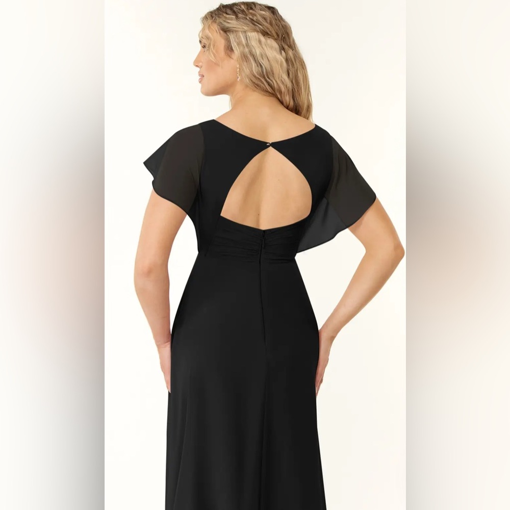 Azazie Black Wedding Dress - Picture 2 of 12